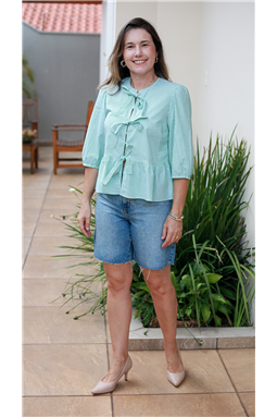 bermuda jeans Luzia Fazzolli; bermuda jeans; bermuda jeans Madame Charlotte; Madame Charlotte