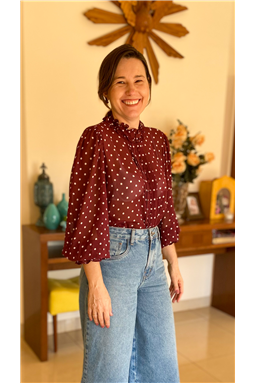 blusa po vinho; blusa chiffon po vinho; blusa chiffon po; blusa Luzia Fazzolli; Madame Charlotte