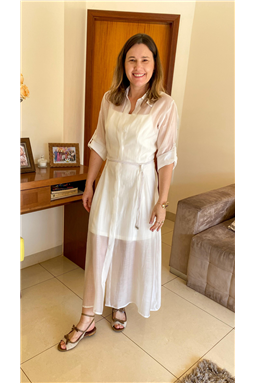 vestido chemise branco; vestido chemise; chemise Mary branco; chemise Lile; chemise; vestido; ros; Lile