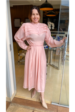 conjunto organza liocel rose; conjunto; organza; liocel; rose; conjunto organza; conjunto liocel; conjunto rose; Madame Charlotte; Luzia Fazzolli