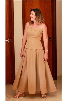 corselet caramelo; tomara que caia; Lile; Madame Charlotte