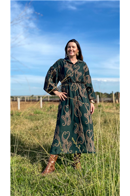 vestido chiffon bordado; vestido verde bordado; vestido bordado; vestido; verde; longo; Madame Charlotte