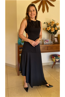 vestido preto assimtrico; vestido  preto; vestido; Madame Charlotte