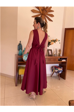 Vestido Merlyn; vestido merlyn branco; vestido merlyn off white; vestido merlyn marsala; vestido branco; vestido com lao; vestido marsala; Lile; Madame Charlotte